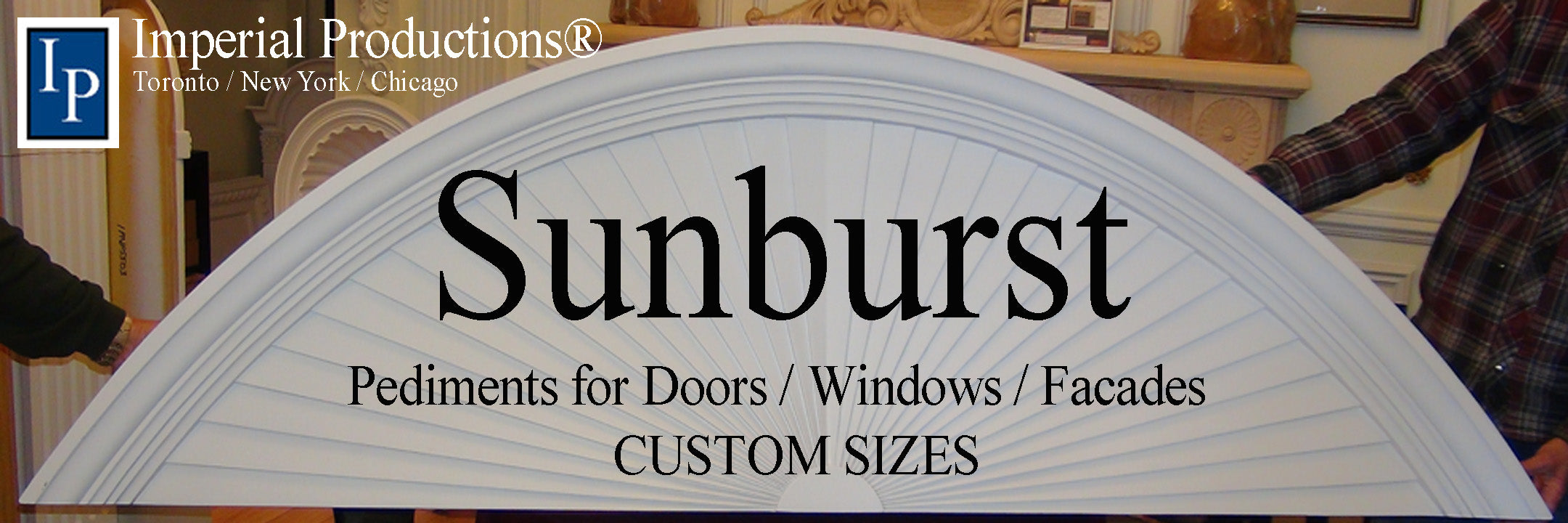 Pediments Sunburst Pattern