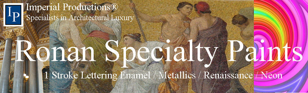 Ronan Specialty Paints for Architectural Products, Signage, Art Projects Murals, Furniture Painting, Theatre