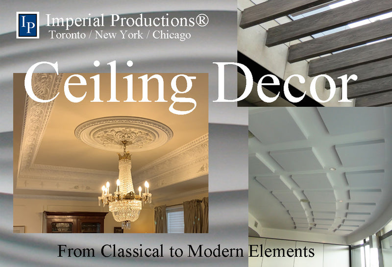 Enhance your home and commerical ceilings with medallions, panels and baffels. Class A Firerated materials available