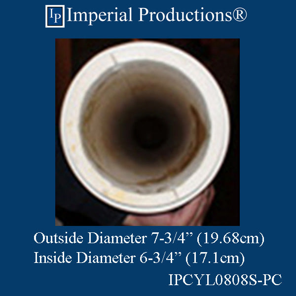 IPCYL0808S-PC Cylinder 8 Feet 7-3/4" Diameter, Load Bearing PolyComp, Print PDF Brochure to Order US$324.44 each