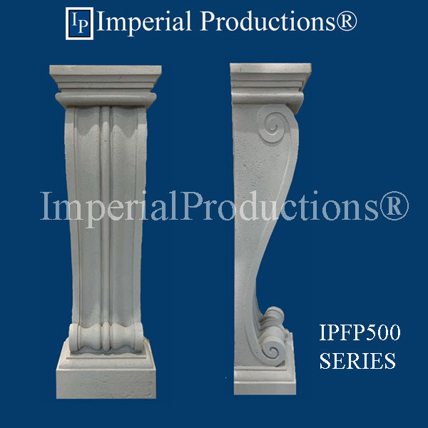 IPFP500-68-SM Ionic Fireplace Mantel 68 inch wide