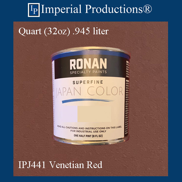 IPJ441-QT Ronan Japan Venetian Red Quart (32oz) .945 Liter add to cart for shipping or Free Depot Pickup