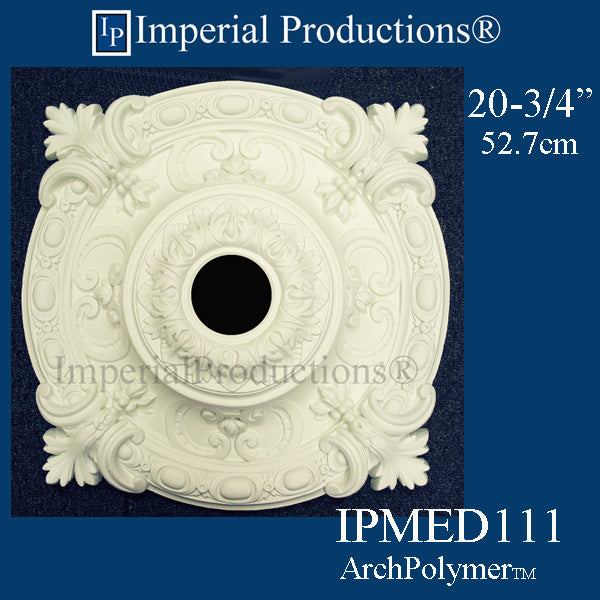 IPMED111-POL Victorian Medallion 20-3/4" ArchPolymer Add to Cart for Shipping Costs or Free Depot Pickup