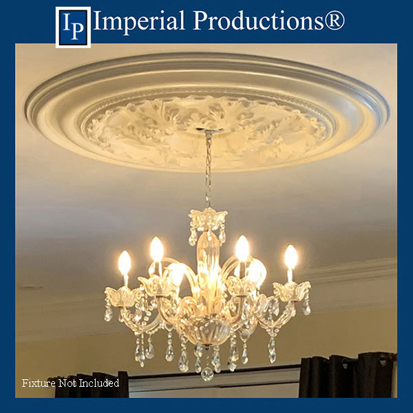 IPMED157-POL Acanthus Medallion 45" ArchPolymer, Custom order, Add to Cart for Shipping or Free Depot Pickup