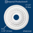 Médaillon de plafond IPMED500-POL