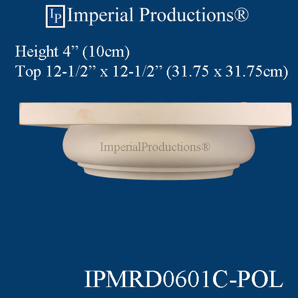 IPMRD0601C-POL-PK2 Tuscan Capital - Hole 8-5/8" ArchPolymer Pack of 2
