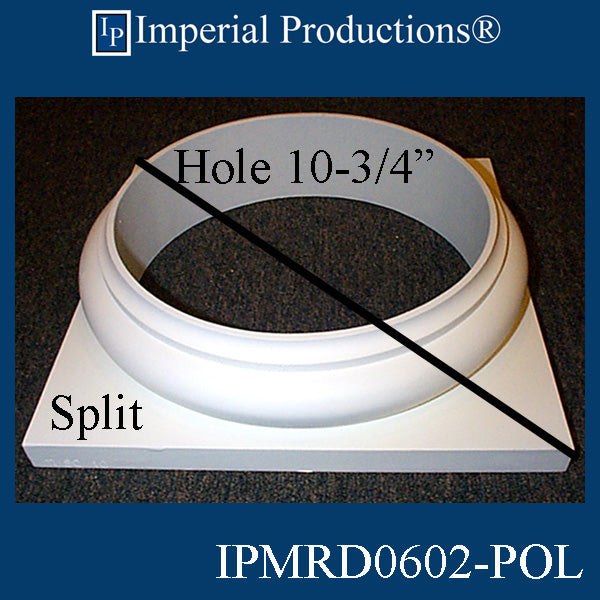 IPMRD0602-BASE-SPLIT-POL-PK2 Tuscan Base Hole 10-3/4" ArchPolymer Pack of 2 Add to Cart for Shipping or Free Depot Pickup