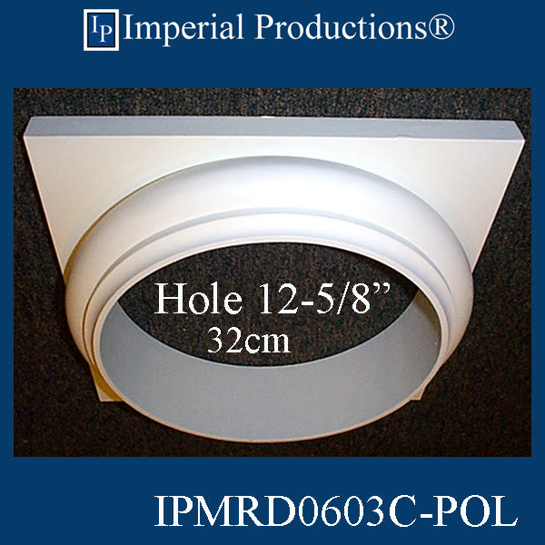 IPMRD0603C-POL-PK2 Tuscan Capital Hole 12-5/8" ArchPolymer Pack of 2
