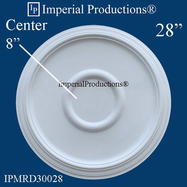 IPMRD30028-POL Colonial Medallion 28" ArchPolymer, Add to Cart for Shipping or Free Depot Pickup