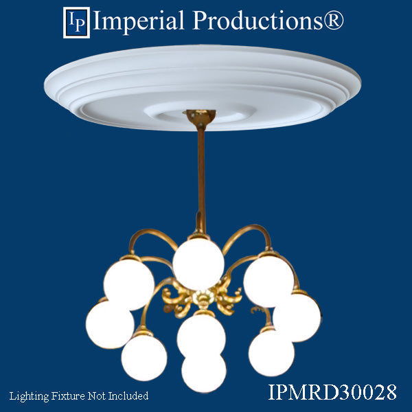 IPMRD30028H-POL Colonial Medallion 28" (71.12cm) ArchPolymer, Add to Cart for Shipping or Free Depot Pickup