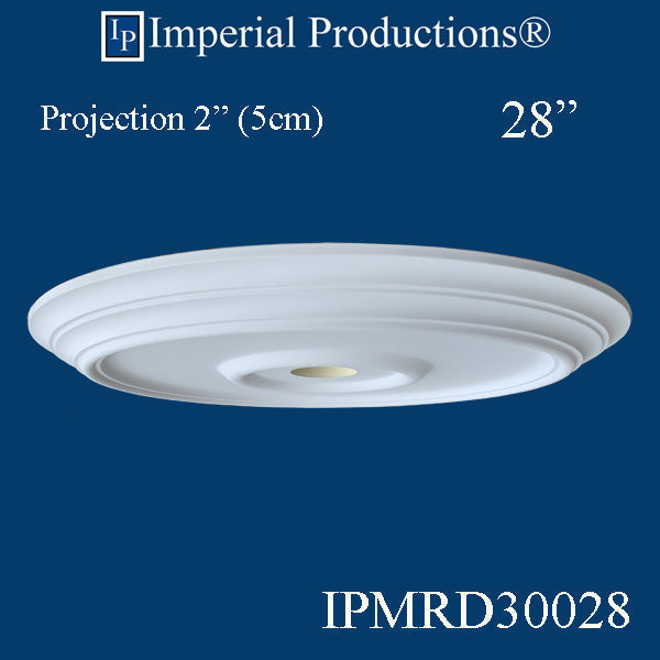 IPMRD30028-POL Colonial Medallion 28" ArchPolymer, Add to Cart for Shipping or Free Depot Pickup