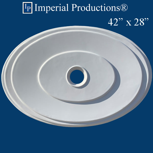 IPMRD8012-POL Art Deco Medallion 42" x 28" (106.68 x 71.12cm) ArchPolymer, Add to Cart for Shipping or Free Depot Pickup