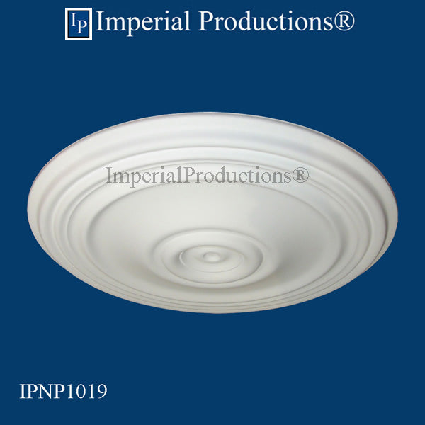 IPNP1019-POL Art Deco/Colonial Medallion 21" (53.34cm) ArchPolymer, Add to Cart for Shipping or Free Depot Pickup