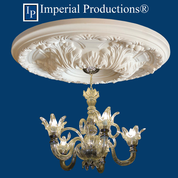 IPNP1037-POL Acanthus Medallion 23-1/2 inches ArchPolymer Add to Cart for Shipping Costs or Free Depot Pickup