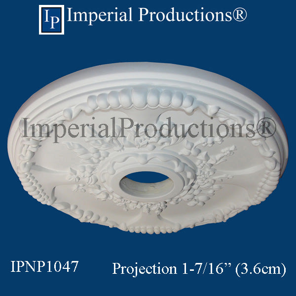 IPNP1047-POL Victorian Medallion 18" ArchPolymer Add to Cart for Shipping Costs or Free Depot Pickup