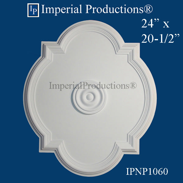 IPNP1060-POL Art Deco Medallion 24" x 20-1/2" (60.96 x 52cm) ArchPolymer, Add to Cart for Shipping or Free Depot Pickup