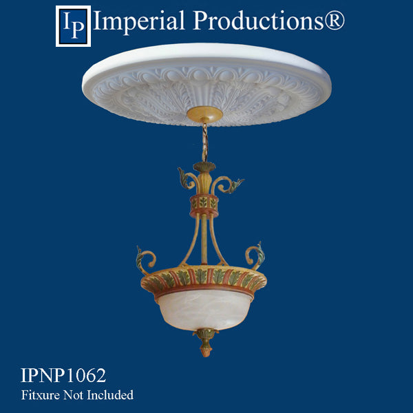 IPNP1062-POL Acanthus Medallion 28" ArchPolymer, Add to Cart for Shipping or Free Depot Pickup