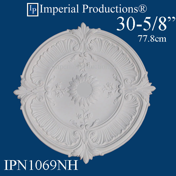 IPNP1069-POL Victorian Medallion 30-1/2" ArchPolymer, Add to Cart for Shipping Costs or Free Depot Pick up