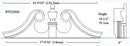 IPPED806-POL Ramshead Pediment