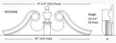 IPPED808-POL Ramshead Pediment