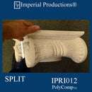IPRI012-PCOMP-SPLIT-PK2 Roman Ionic Capital PolyComp SPLIT Pack of 2