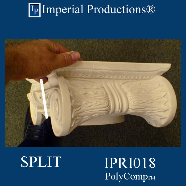 IPRI018-PCOMP-SPLIT-PK2 Roman Ionic Capital SPLIT EconPolymer Pack of 2