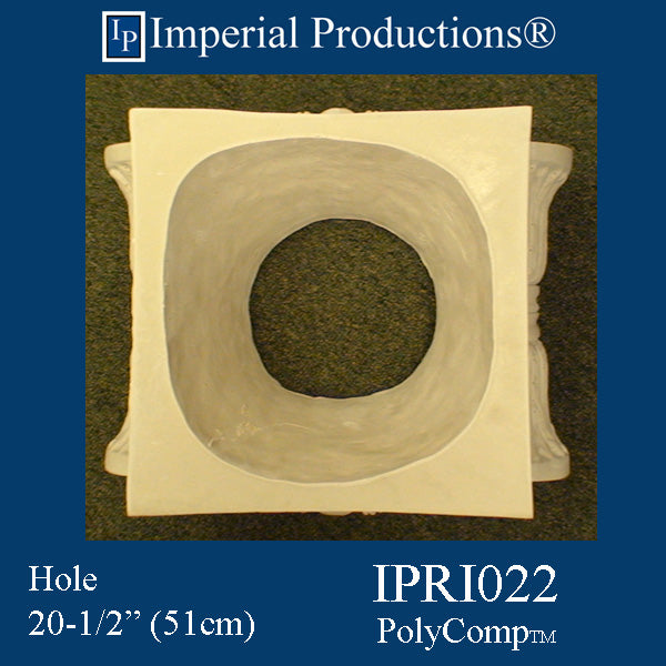 IPRI022-PCOMP-PK2 Roman Ionic Capital EconPolymer Pack of 2