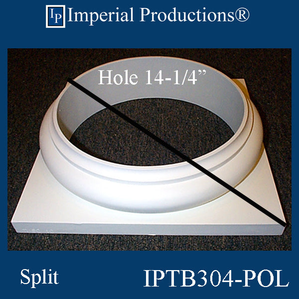 IPTB304-BASE-SPLIT-POL-PK2 Tuscan Base ArchPolymer Hole 14-1/4" ArchPolymer Add to Cart for Shipping or Free Depot Pickup