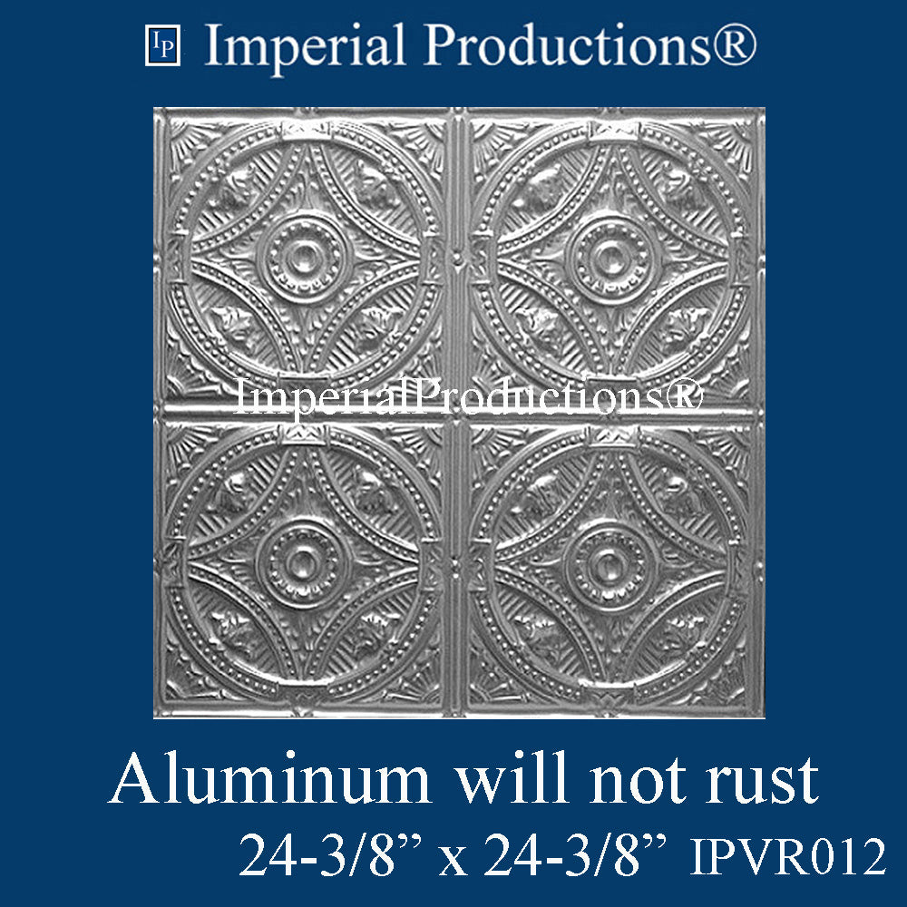 IPVR012-A-N-F0-20 Aluminum Ceiling Panel Pack of 20
