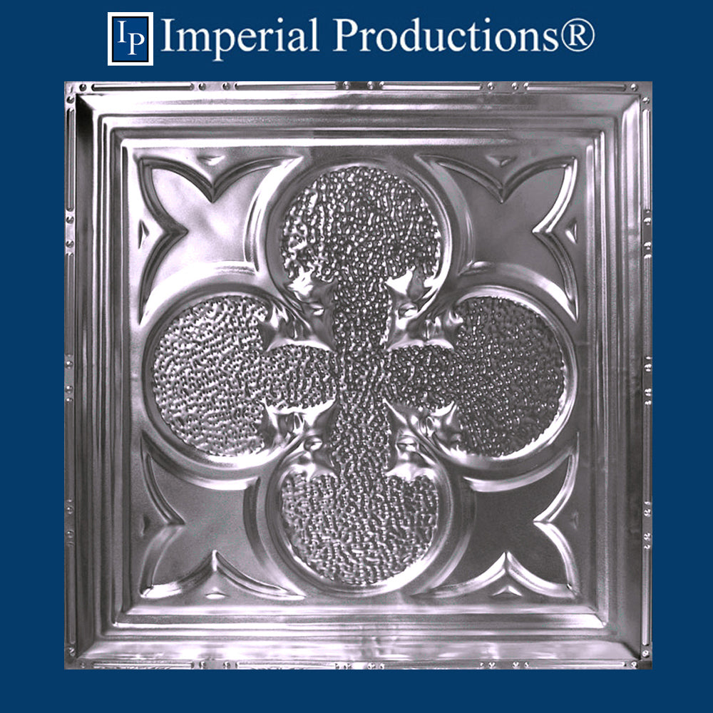 IPVR126-T1-N-F0-PK10 Real Tin Ceiling Nail up Panels No Finish pack of 10 - Stocked