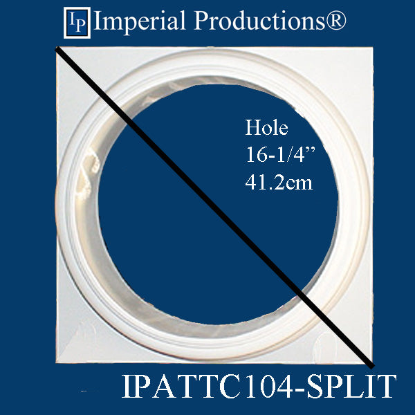 IPATTC104-POL-SPLIT-PK2 Attic Base Hole 16-1/4" ArchPolymer pack of 2 Add to cart for shipping or free depot pickup