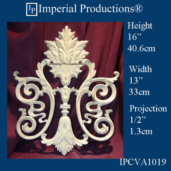 IPCVA1019-MAP Hand Carved Applique Maple