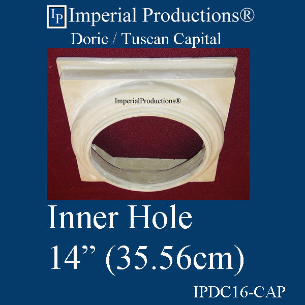IPDC16-CAP-FG Doric Capital Hole 14" Fiberglass Print Brochure to Order US$422.05 EA