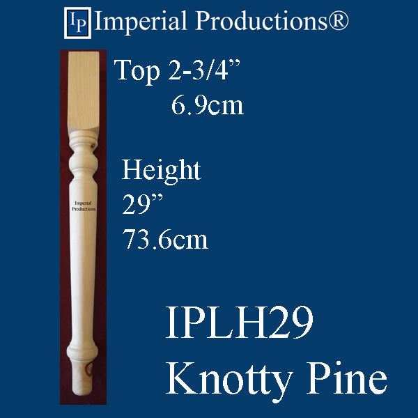 IPLH29-WPN-PK4 Harvest Leg 29" Pack of 4, Add to Cart for Shipping Costs or Free Depot Pickup
