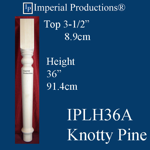 IPLH36A-KPN Harvest Leg/Post Knotty Pine Pack of 4 Add to Cart for Shipping Costs or Free Depot Pick Up
