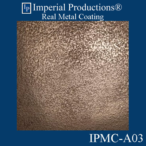 IPMC-A03 Sample of Bronze Metal Coating 8" x 8" x 1/4" add to cart for shipping or free depot pickup