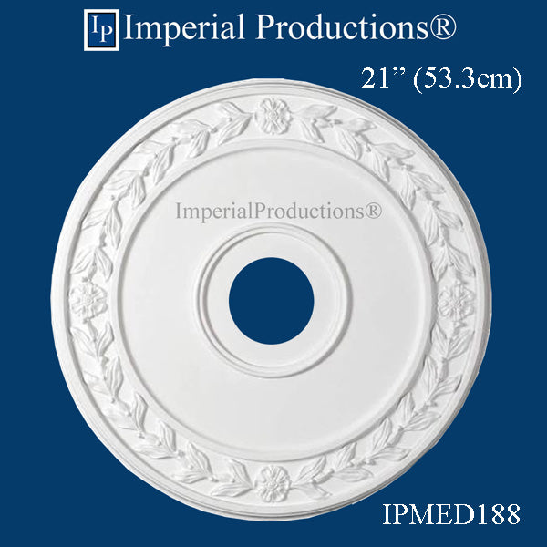 IPMED188-POL Federal Medallion 21" ArchPolymer Add to Cart for Shipping or Free Depot Pickup