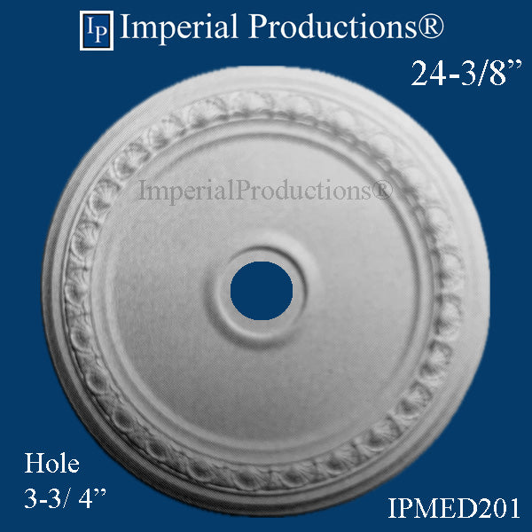 IPMED201-POL Federal Medallion 24-3/8" (61.91cm) ArchPolymer, 2 weeks production