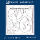 IPPAN112-POL-PK10 Victorian Panel 24 x 24 x 11/16 inches Pack of 10