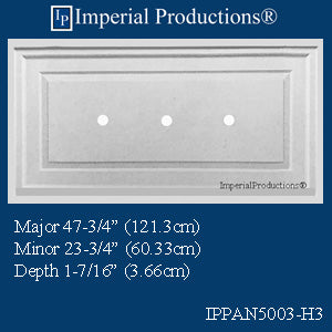 IPPAN5003H3-POL Modern Panel 47-3/4" x 23-3/4" x 1-7/16" ArchPolymer, Add to Cart for shipping costs or Free Depot Pickup