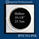 IPTC503-POL-PK2 Tuscan Capital with Hole 10-1/8", Pack of 2