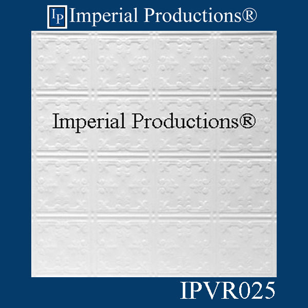 IPVR025-N-WP-PK20 Real Tin Ceiling Nail up Panel White Primed Pack of 20 add to cart for shipping or free depot pickup