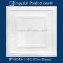 IPVR043-T1-N-F2-PK20 Real Tin Ceiling Nail up Panel White Primed Custom Order Pack of 20
