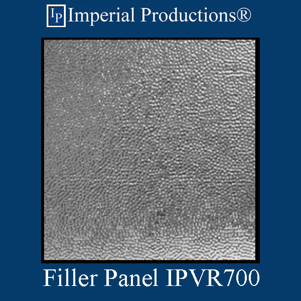 IPVR700-T1-N-F1-PK20 Real Tin Filler Panel Clear Coated, Pack 20, Custom Order