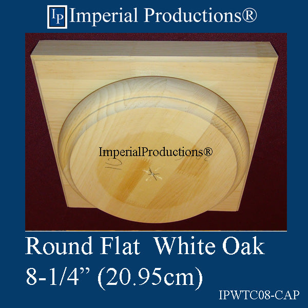 IPWTC08-CAP-WOK-PK2 Tuscan Capital Flat 8-1/4" White Oak Pack of 2, add to cart for shipping or Free Depot Pickup