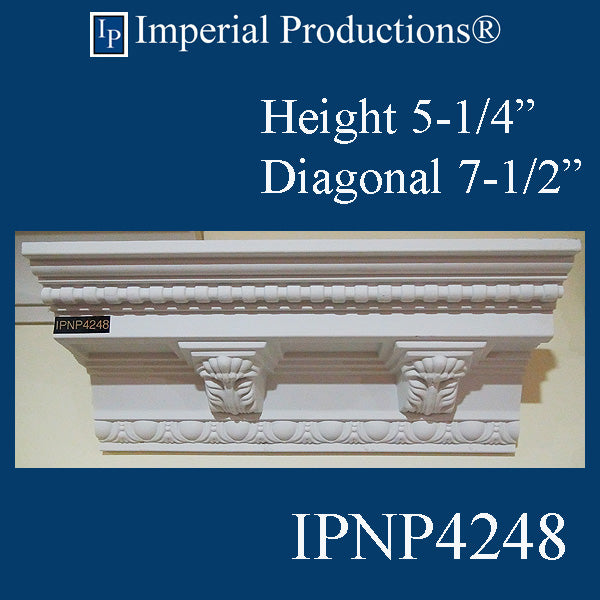 IPNP4248-POL-PK5 Crown 5-1/4" High - Pack of 5