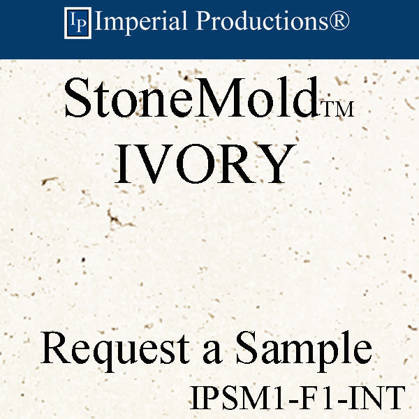 StoneMold Finish IVORY Interior Series 1 Sample # IPSM1-F1-INT
