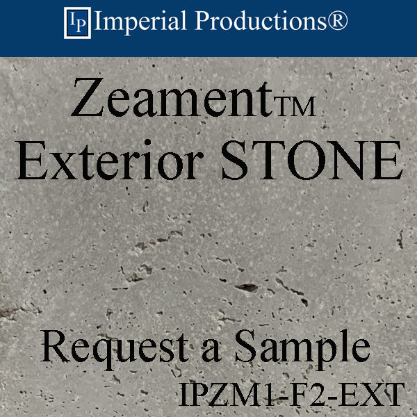 Zeament Finish STONE Exterior Series 1 Sample #IPZM1-F2-EXT