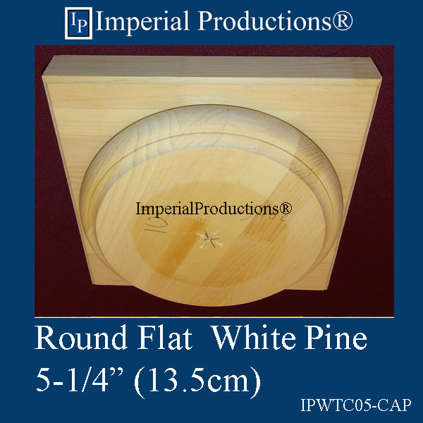 IPWTC05-CAP-WPINE-PK2 Tuscan Capital Flat 5-1/4" Pine Pack of 2, add to cart for shipping or Free Depot Pickup
