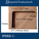 IPBRK11 steel support bracket